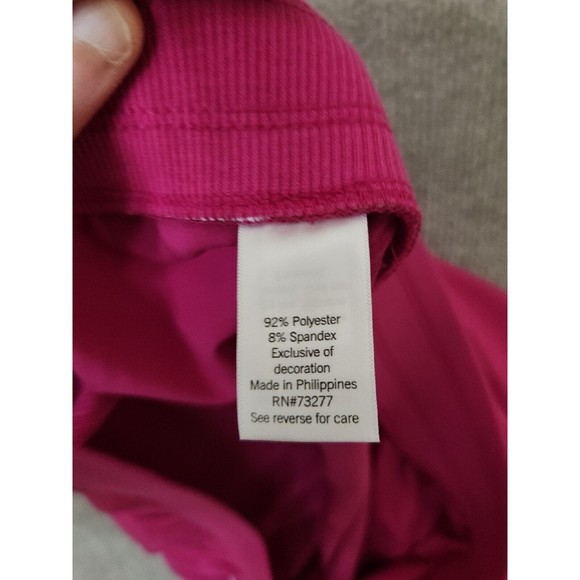 Croft & Barrow Lightweight Shorts Womens 1X Pink Pull On Wicking NEW - Picture 6 of 7